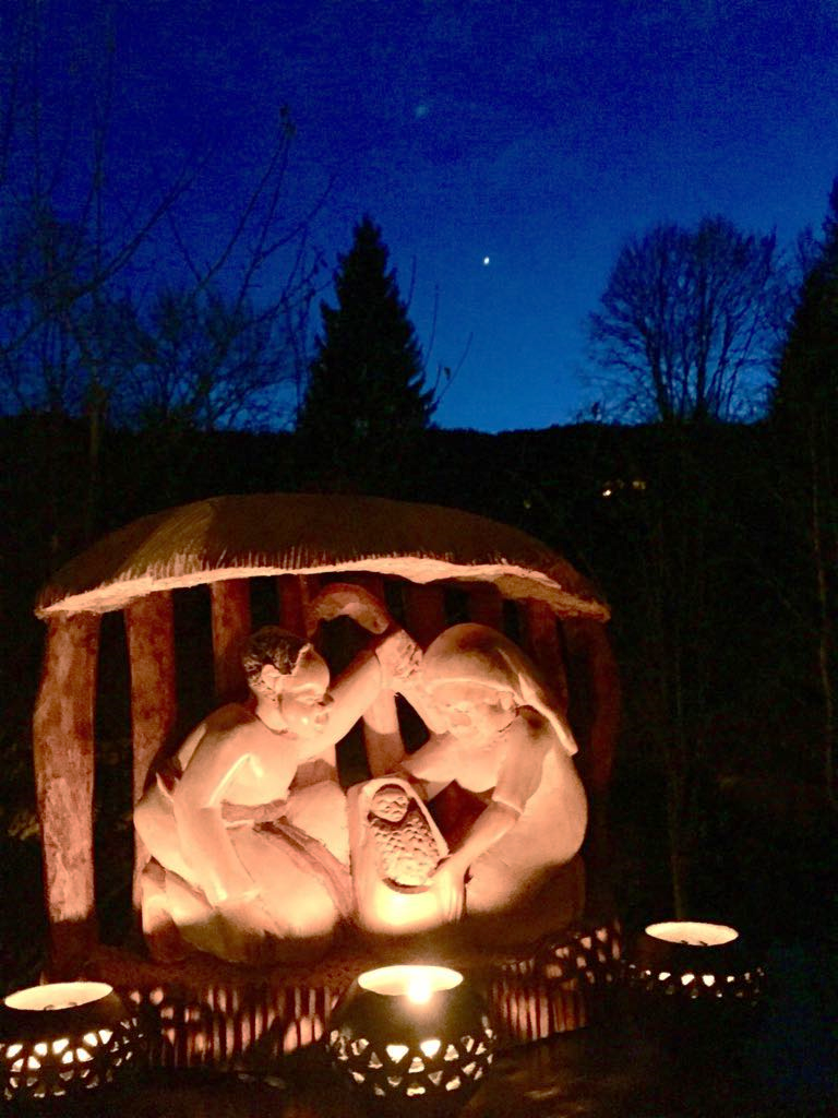 Weihnachtliche Krippendarstellung aus dem Original-Rundschreiben 2017