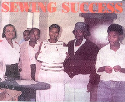 Sewing Success – Lindiwe Gumbi mit Zertifikat